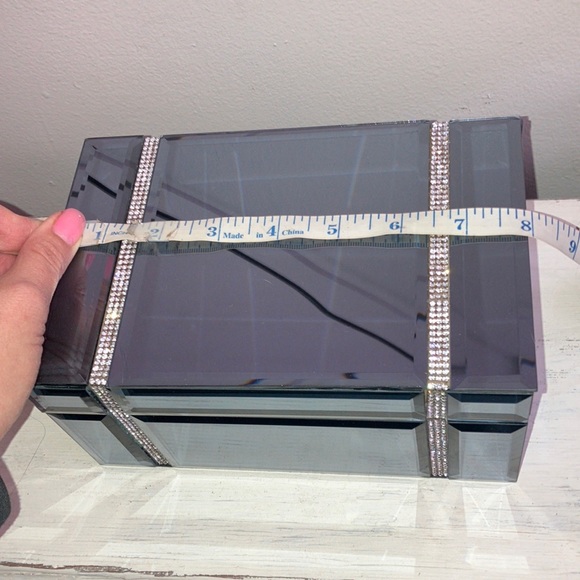 Tahari Storage & Organization Tahari Home Mirrored Jewelry Box W